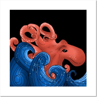 octopus lover gift, ocean,sea creature Posters and Art